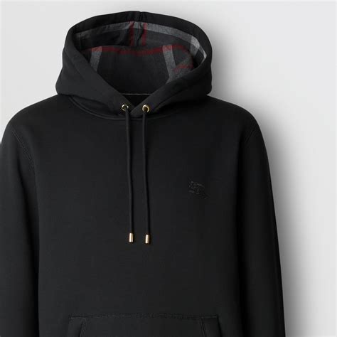 burberry hoodie black men|burberry hoodie black and white.